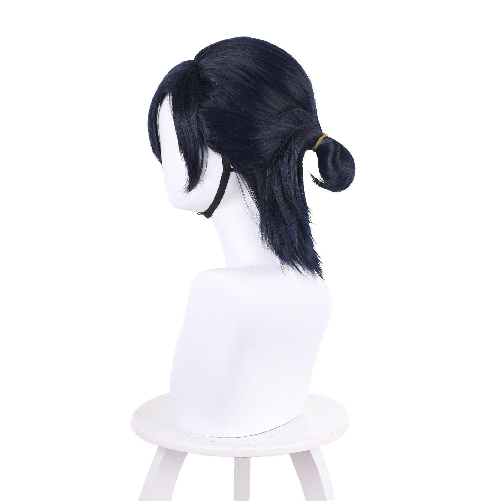 coscrew Anime Ajiro Shinpei navy blue Cosplay Wig of Summer Time Rendering 537C - coscrew