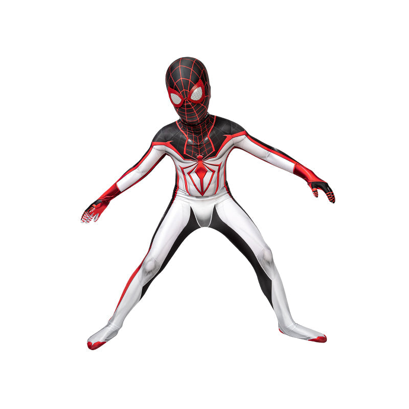 ps5 spider man miles morales t r a c k suit kids jumpsuit cosplay costumes