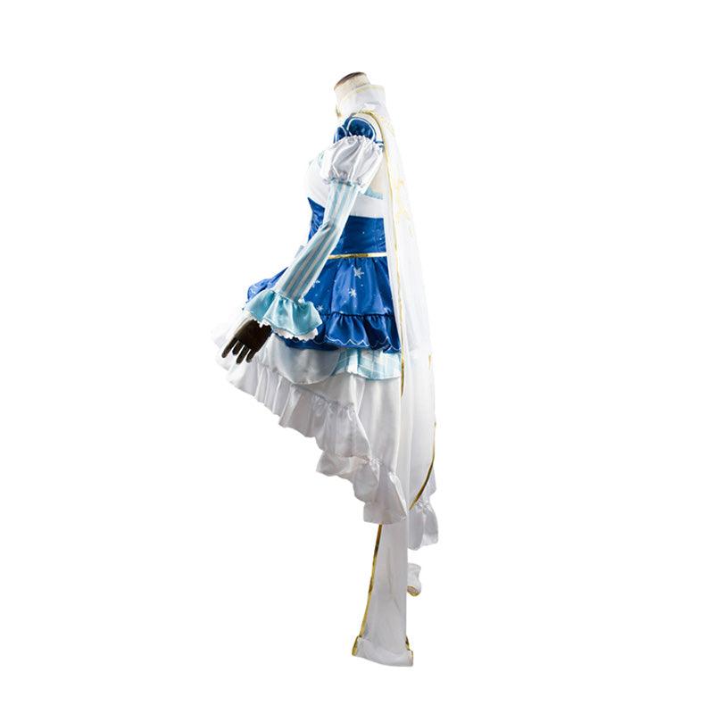 Vocaloid Hatsune Miku Snow Princess Dress Cosplay Costume