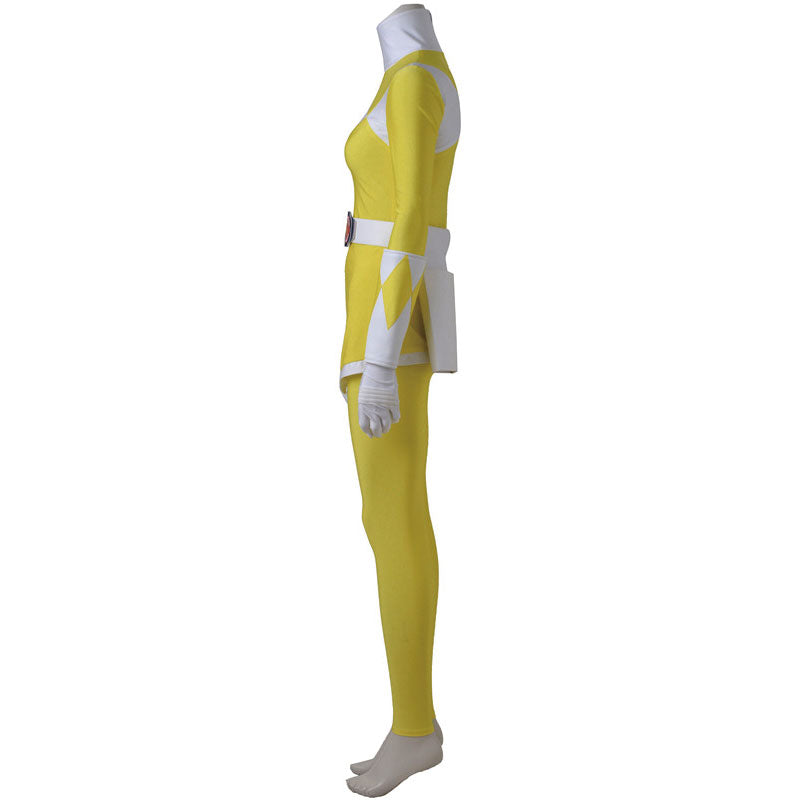 mighty morphin power rangers trini kwan yellow ranger cosplay costumes 1