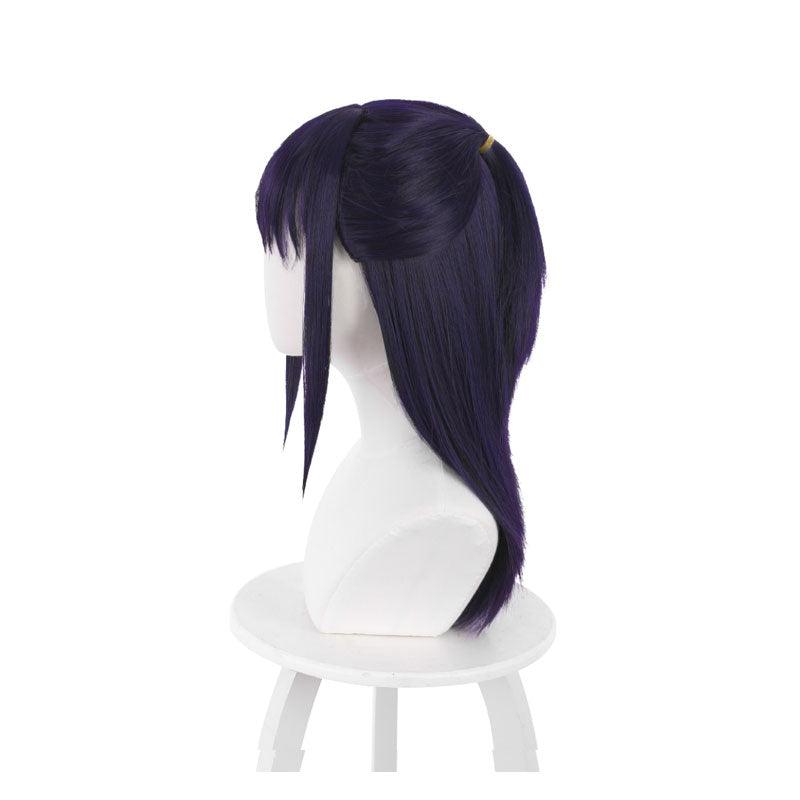 anime jujutsu kaisen iori utahime dark purple cosplay wigs