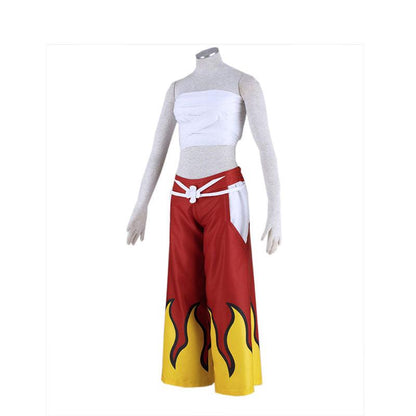 anime fairy tail erza scarlet red female cosplay costume