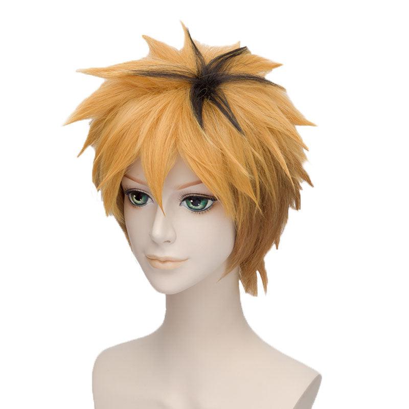 anime tokyo ghoul nagachika hideyosh short golden cosplay wigs