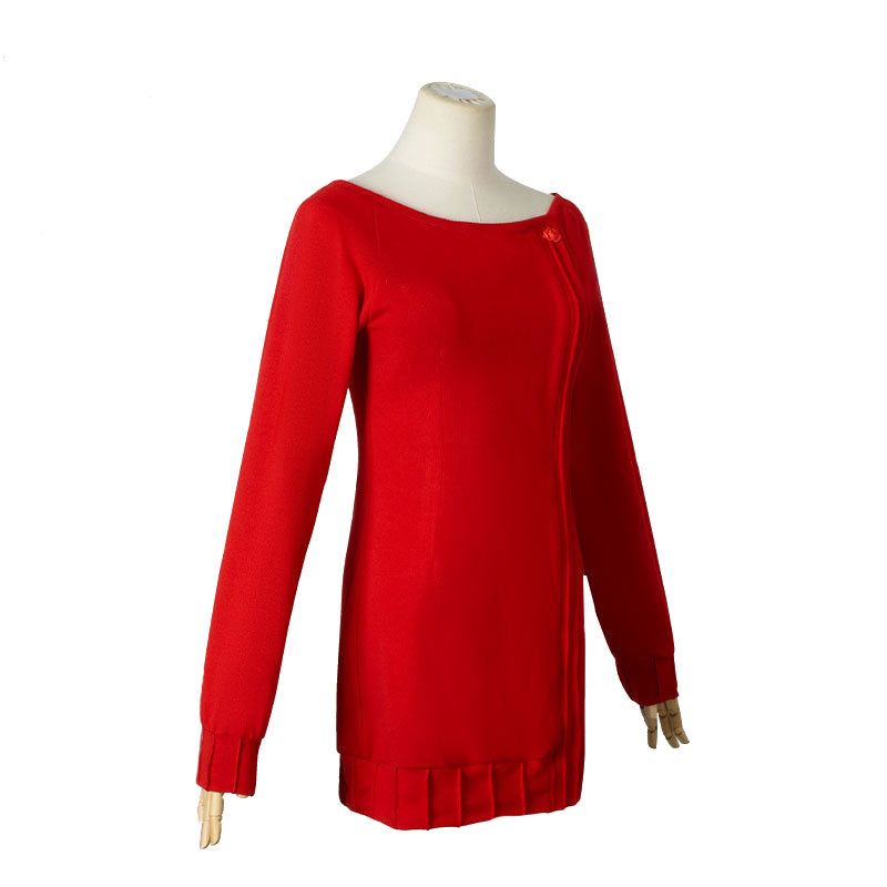 anime spy family yor forger red sweater cosplay costumes