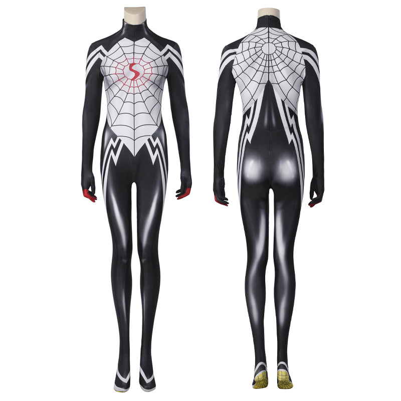 the amazing spider man silk cindy moon jumpsuit cosplay costumes