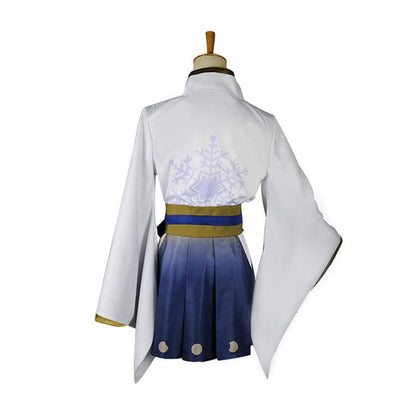 Vocaloid Hatsune Miku Snow Witch Kimono Cosplay Costume