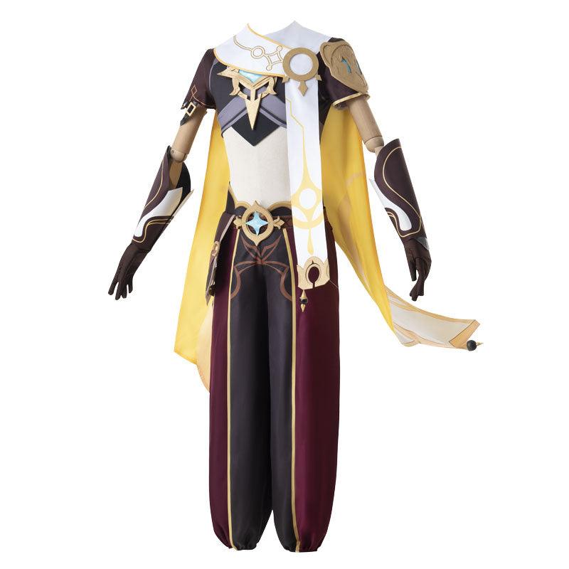 game genshin impact traveler male fullset cosplay costumes
