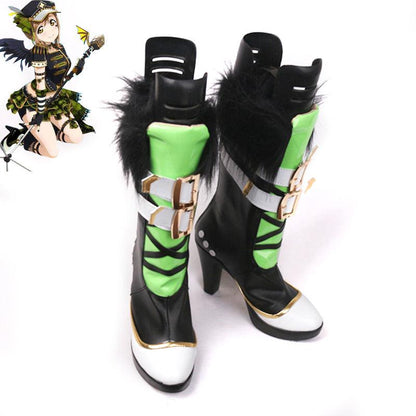 lovelive sunshine azalea kunikida hanamaru punk sr cosplay boots high heel shoes