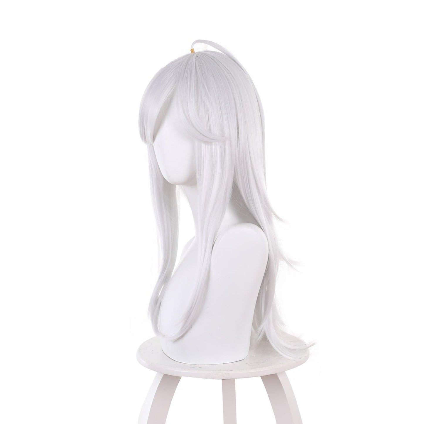 coscrew genshin impact cyno white long cosplay wig 539q