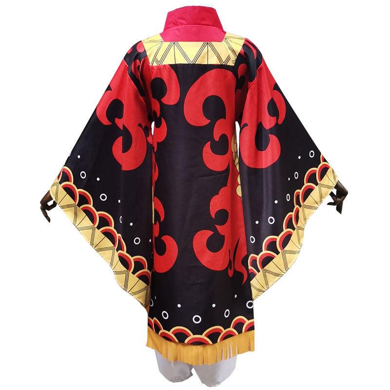 anime demon slayer kimetsu no yaiba kamado tanjuurou dance of the fire god hinokami kagura cosplay costume