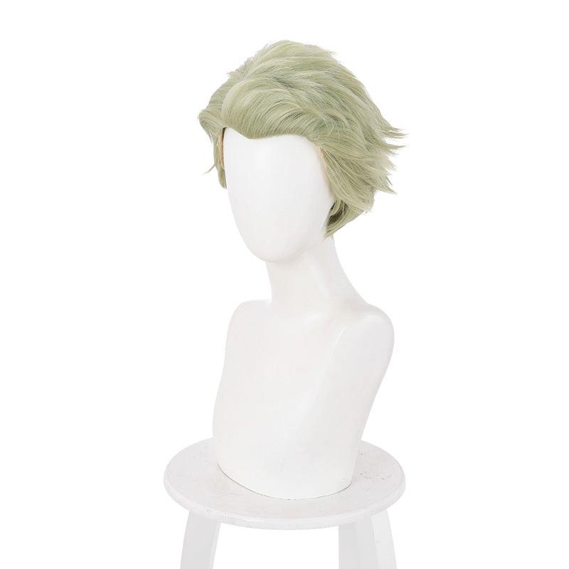 anime jujutsu kaisen kento nanami short mixed green cosplay wigs