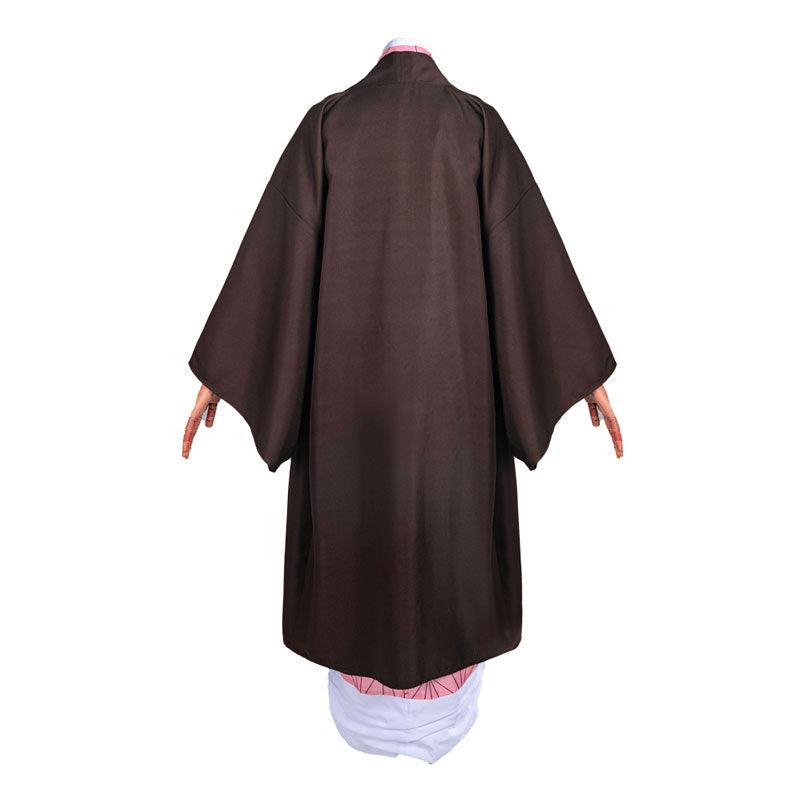 anime demon slayer kimetsu no yaiba nezuko kamado kimono cosplay costume with props