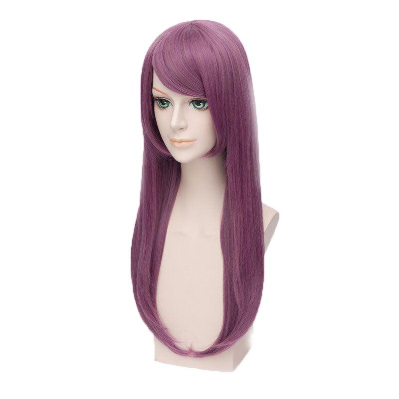 anime tokyo ghoul kamishiro rize long purple cosplay wigs