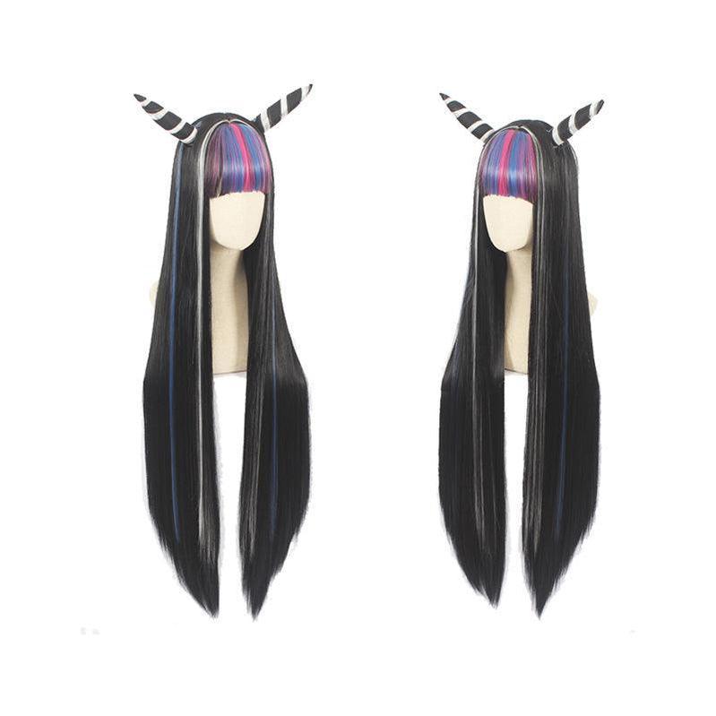 anime danganronpa trigger happy havoc mioda ibuki 100cm long straight cosplay wigs