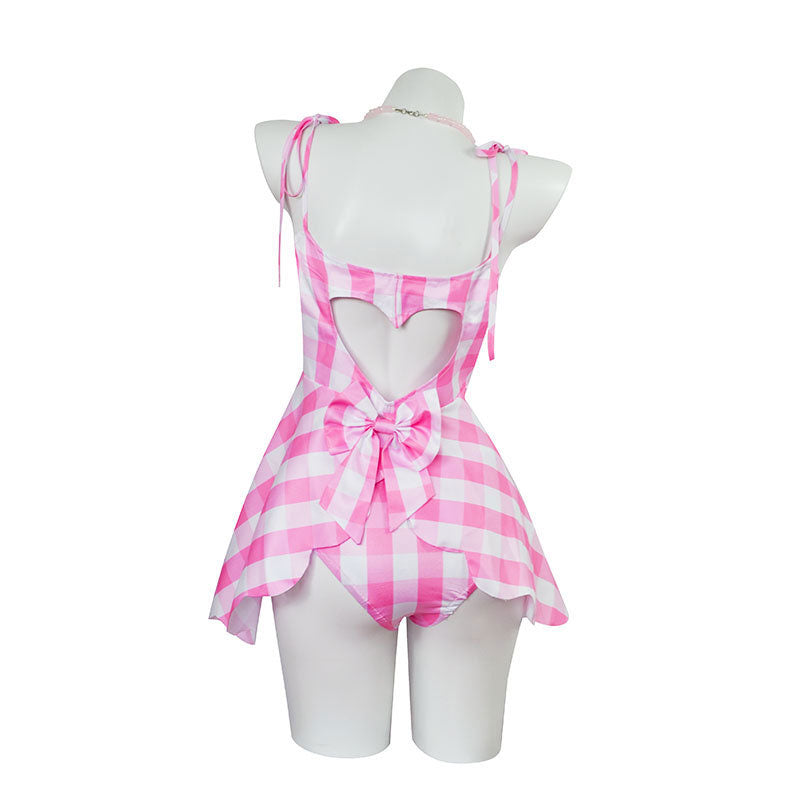 barbie movie 2023 barbie dress cosplay costumes with hat 1