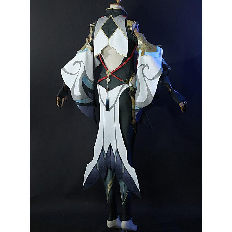 Game Genshin Impact Shenhe Fullset Cosplay Costumes - coscrew