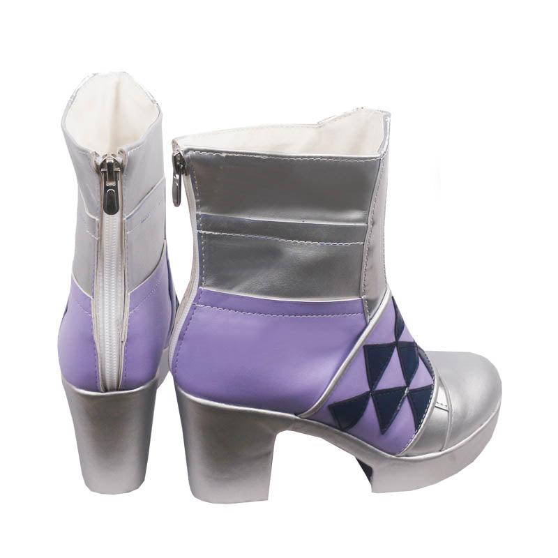 Arknights Saileach Game Cosplay Purple Boots Shoes for Cosplay Carnival - coscrew