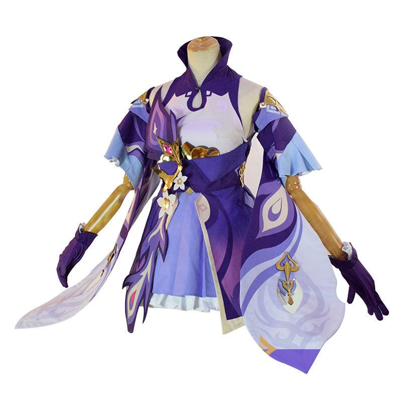 game genshin impact keqing fullset cosplay costumes