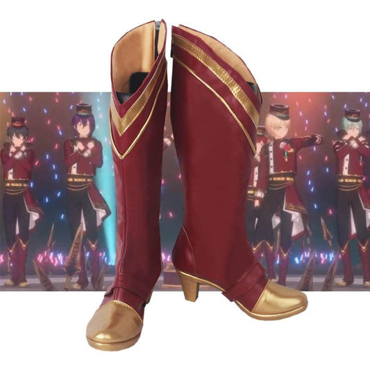 ensemble stars alkaloid valkyrie fusion artistic partisan ver b game cosplay boots shoes for anime carnival