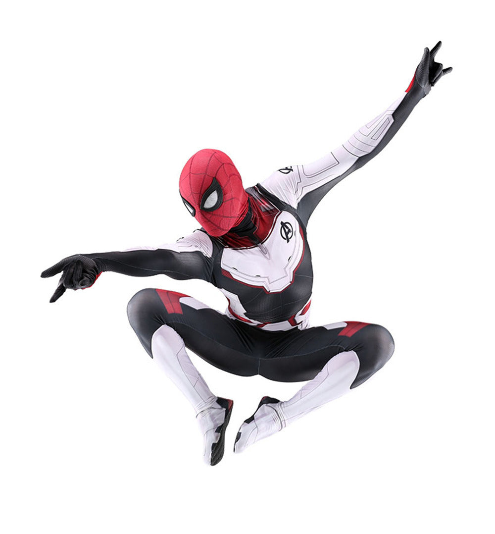 endgame quantum realm spider man deadpool suit jumpsuit halloween bodysuit for kids adult