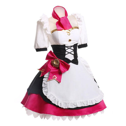 game genshin impact noelle maid cosplay costumes