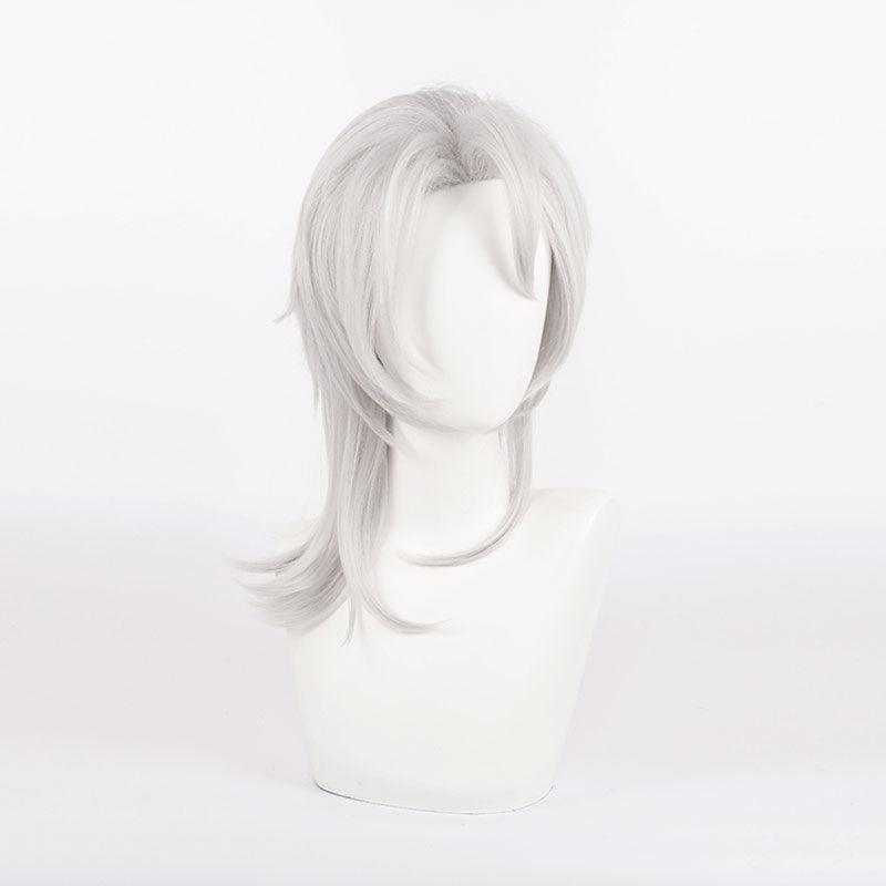 anime demon slayer kimetsu no yaiba uzui tengen silver gray cosplay wigs 1