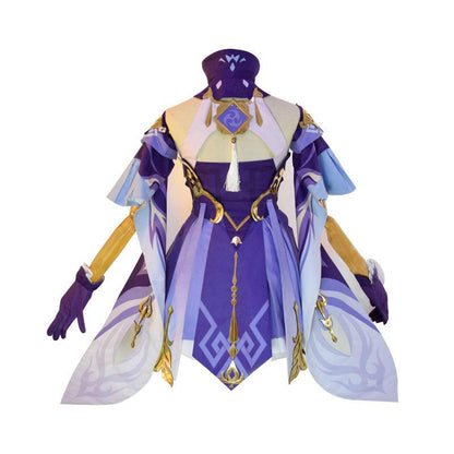 game genshin impact keqing fullset cosplay costumes