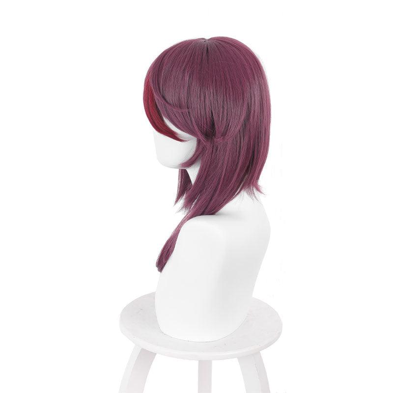 game genshin impact rosaria purple cosplay wigs