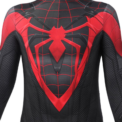 spider man ps5 miles morales suit v2 kids jumpsuit cosplay costumes