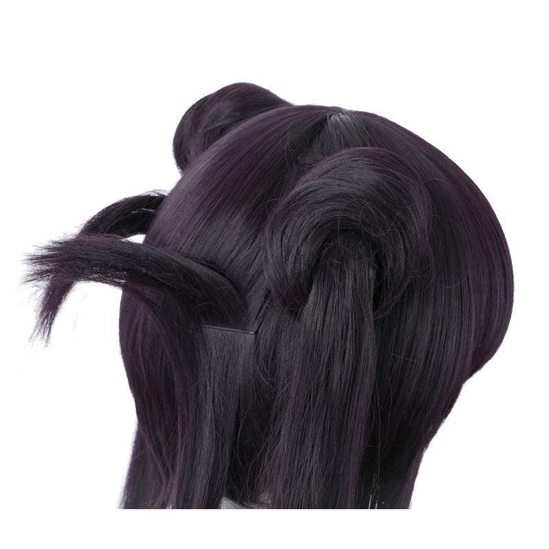 FGO Fate/Grand Order The Imperial Concubine Yang Yang Gui Fei Dark Purple Ponytail Cosplay Wig
