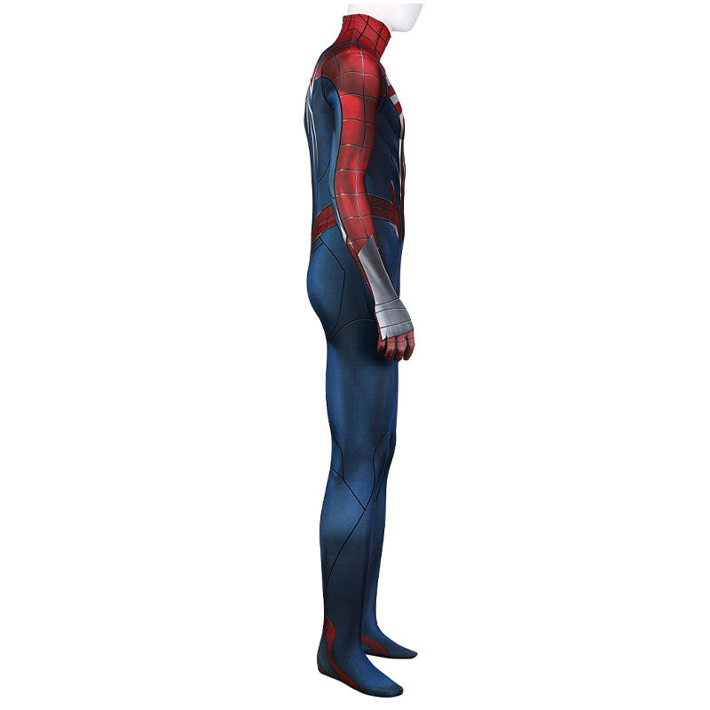 spider man ps5 2 peter parker spiderman jumpsuit cosplay costume with headgear