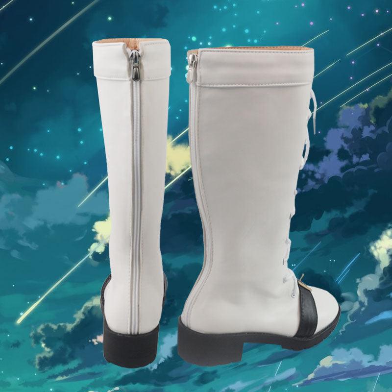 arknights nightingale game cosplay boots shoes for carnival anime party