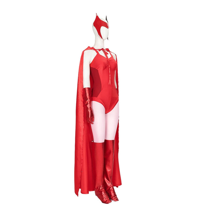 movie wanda vision wanda maximoff full set cosplay costumes