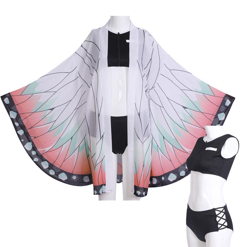 anime demon slayer kimetsu no yaiba kochou shinobu swimsuit cosplay costumes 1