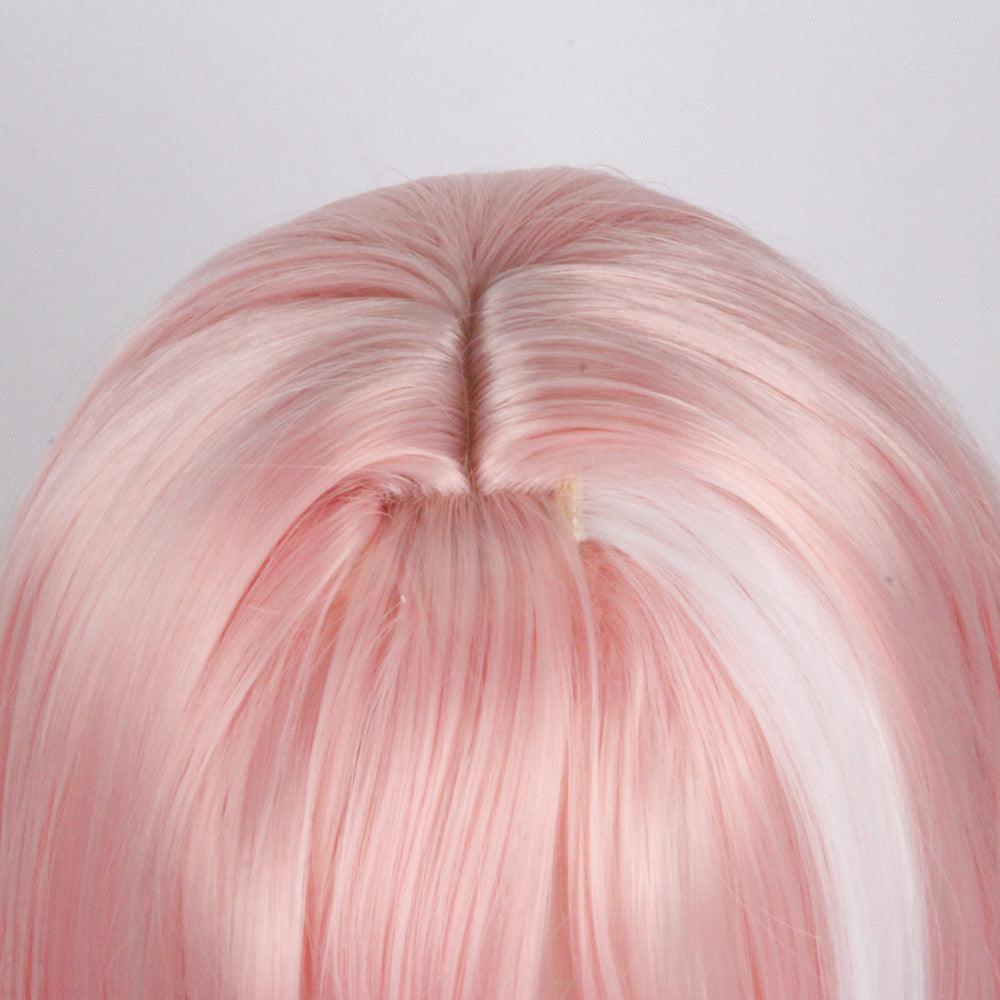 fate apocrypha astolpho pink and white ombre braid anime cosplay wigs 235l