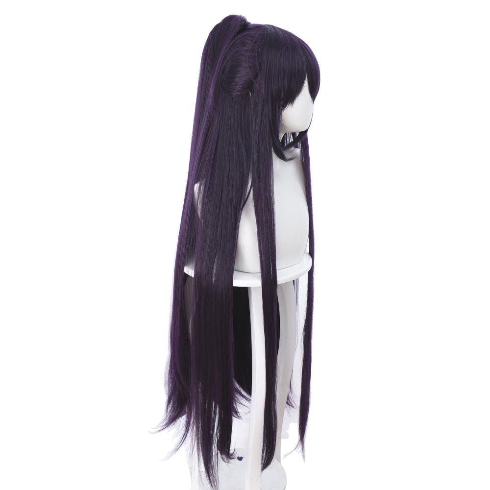 coscrew anime date a live yatogami tohkaprincess dark purple long cosplay wig 394d