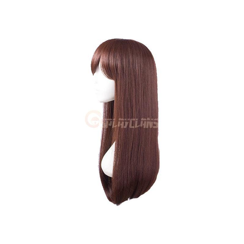 OW Game D.Va Hana Song Cosplay Wigs Long Hair Wigs