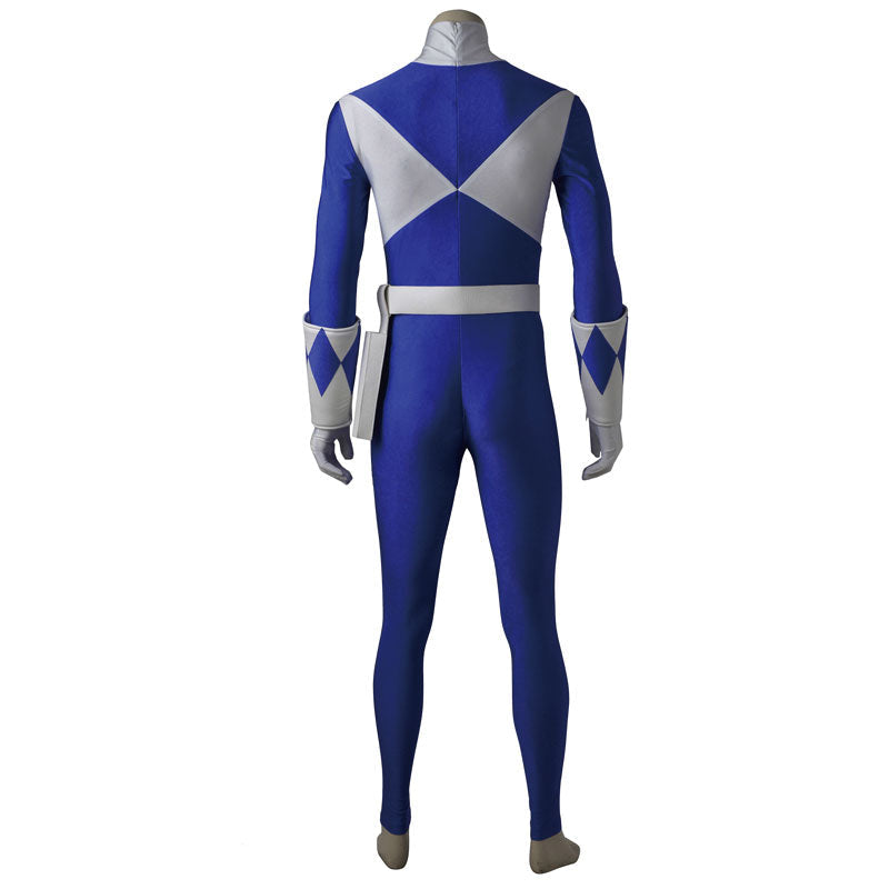 mighty morphin power rangers billy cranston blue ranger cosplay costumes