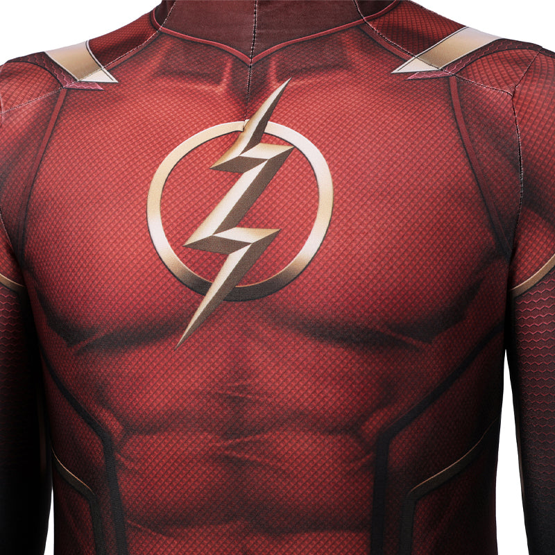 injustice 2 the flash jumpsuit kids cosplay costumes