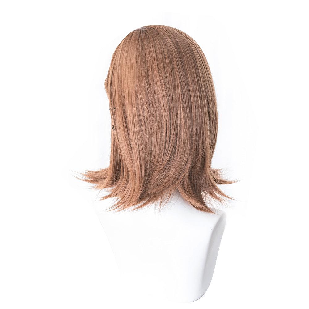 coscrew anime a certain magical index misaka mikoto brown short cosplay wig 474d
