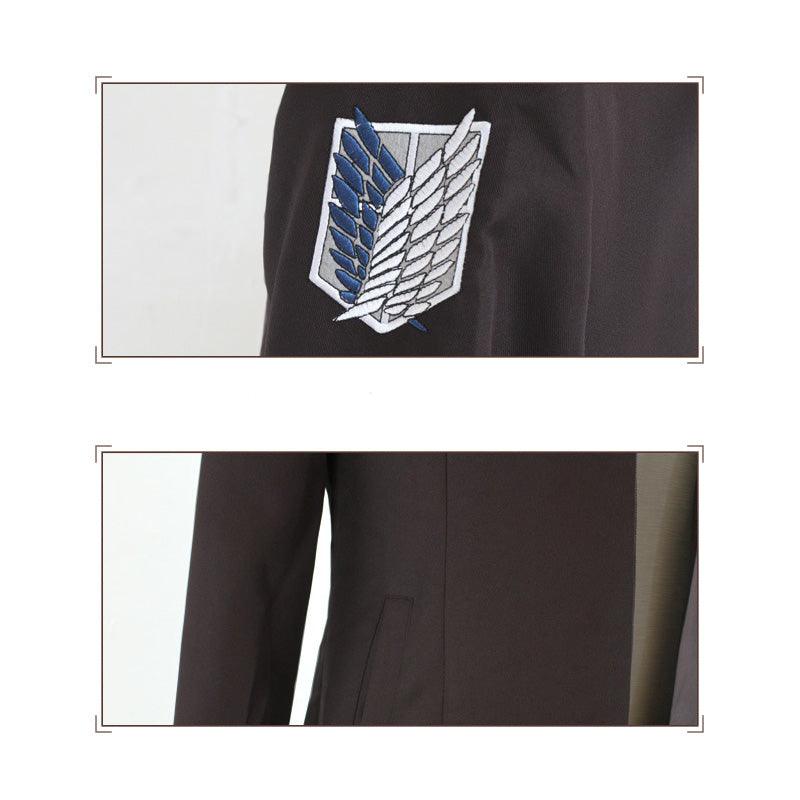 anime attack on titan levi ackerman coat cosplay costume