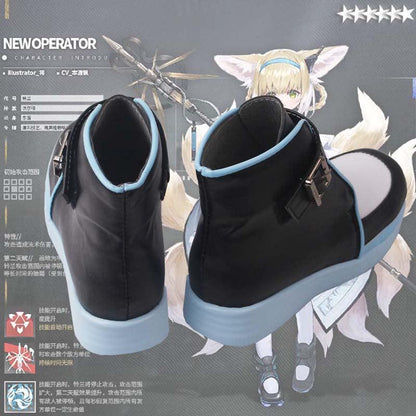 game arknights suzuran cosplay boots shoes for cosplay anime carnival