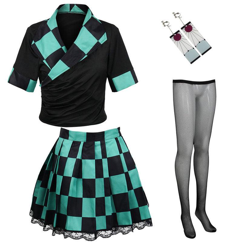 anime demon slayer kimetsu no yaiba tanjiro kamado cosplay costumes