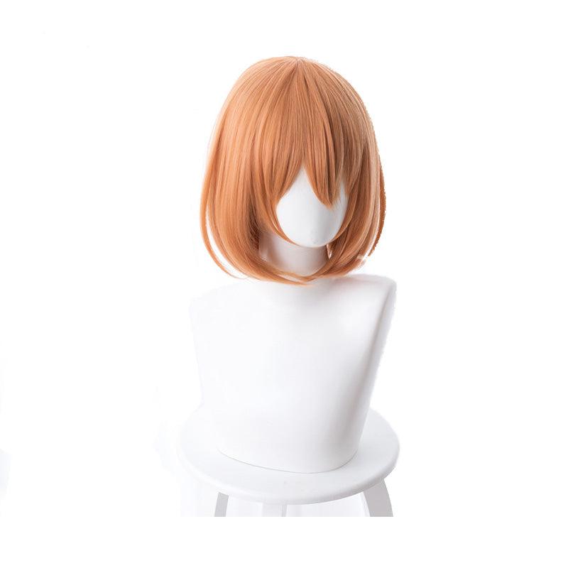 anime the quintessential quintuplets yotsuba nakano short orange cosplay wigs