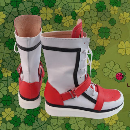 Game Twisted Wonderland Ace Catey Trappola Cosplay Boots Shoes for Carnival - coscrew