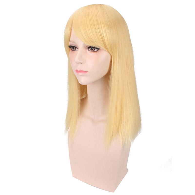 anime fairy taillucy heartfilia golden cosplay wigs