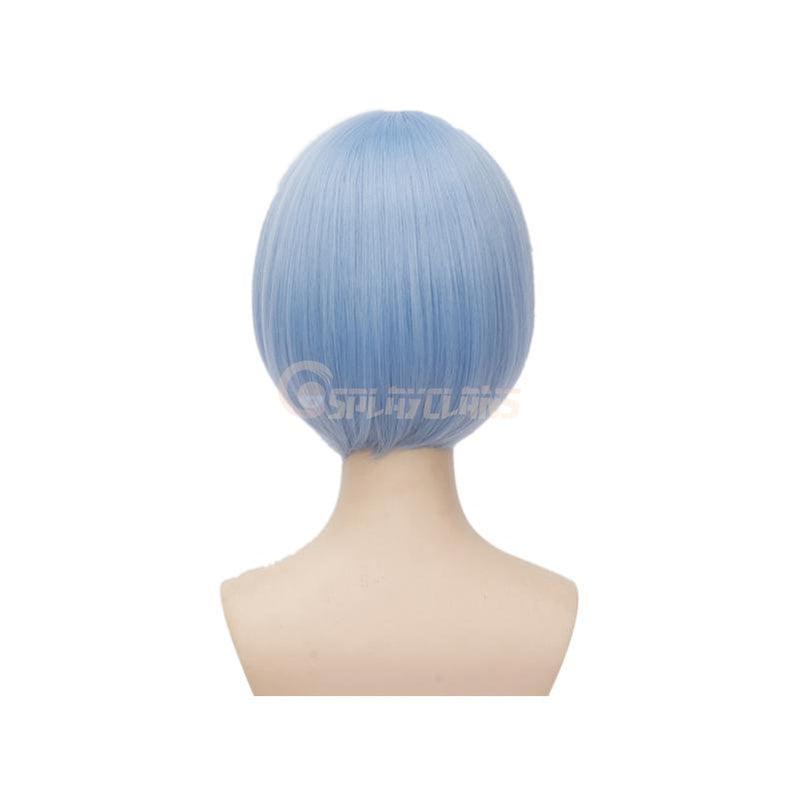 anime re zero starting life in another world rem and ram short blue pink cosplay wigs