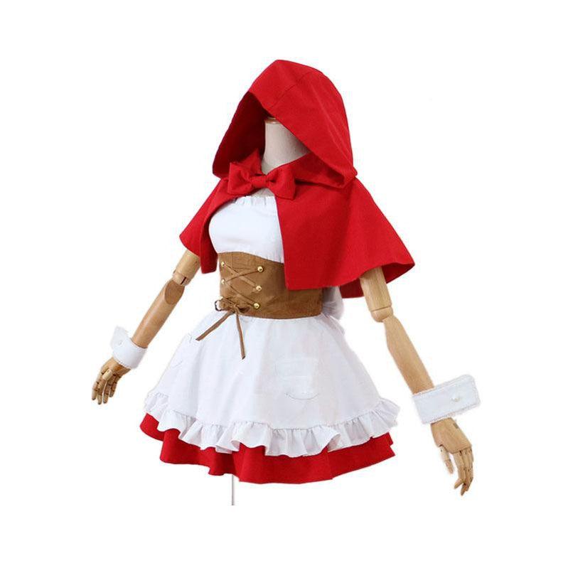 anime re zero starting life in another world rem and ram little red riding hood cosplay costume