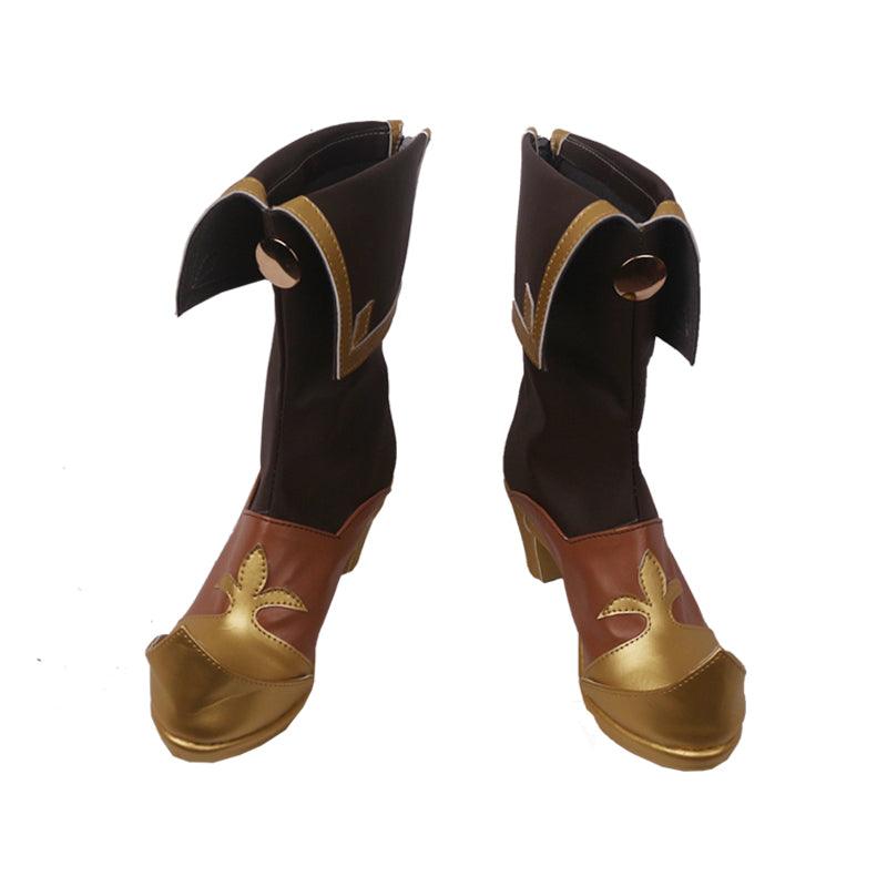Princess Connect! Re Dive Kelly Princess Golden Anime Game Cosplay Boots Shoes - coscrew