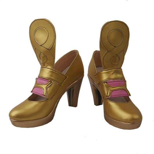 Game FGO Fate/Grand Order Ereshkigal Golden Cosplay Shoes for Cosplay Anime Carnival - coscrew